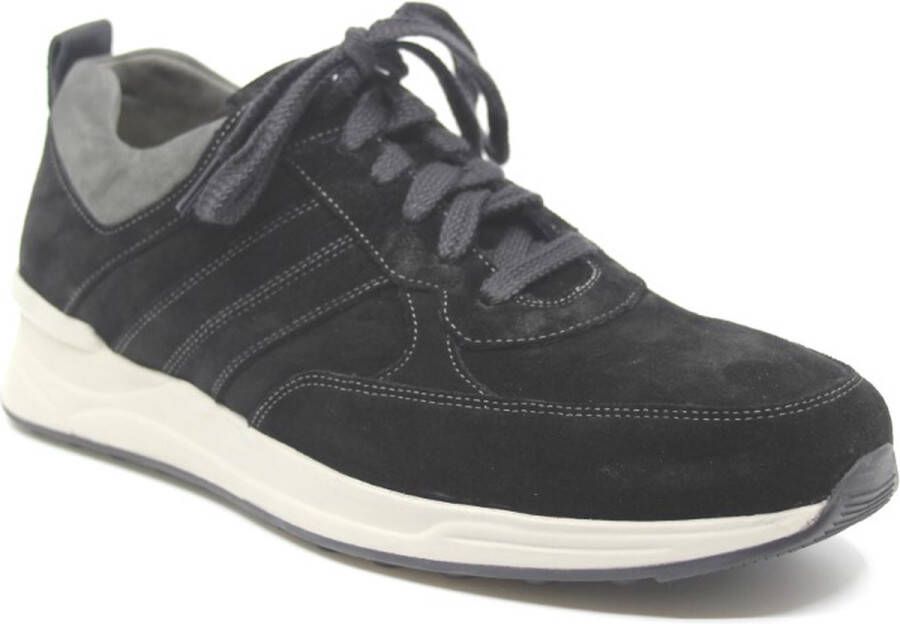 Gijs 2120 905 0732 Zwarte heren sneaker