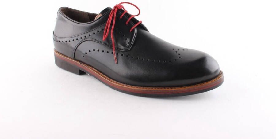 Gijs 2009 105 6094 Zwarte geklede herenschoenen wijdte H - Foto 3