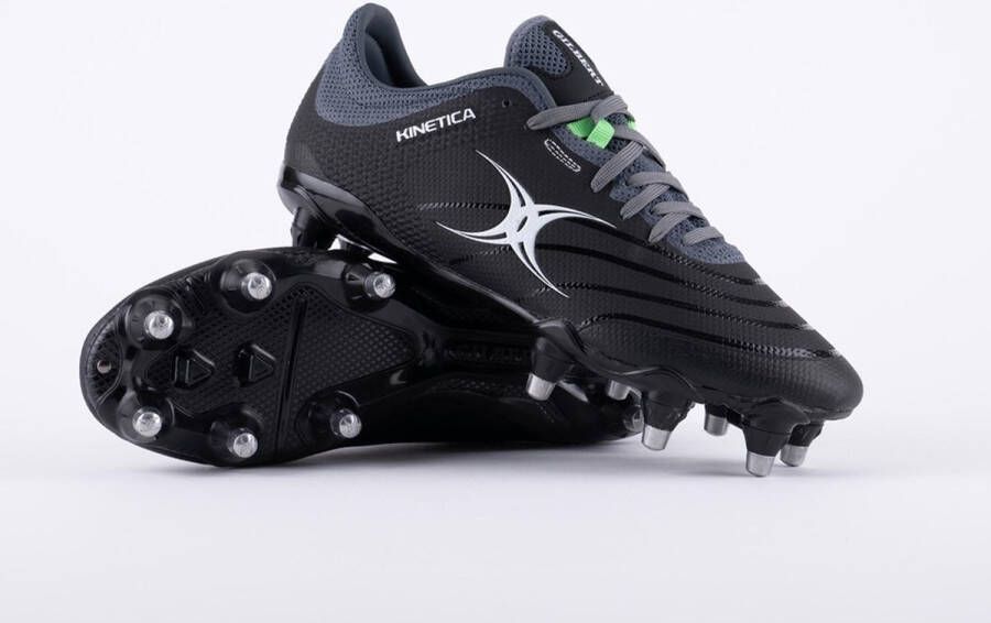 Gilbert Rugbyschoenen Kinetica Pro 8 Noppen Zwart