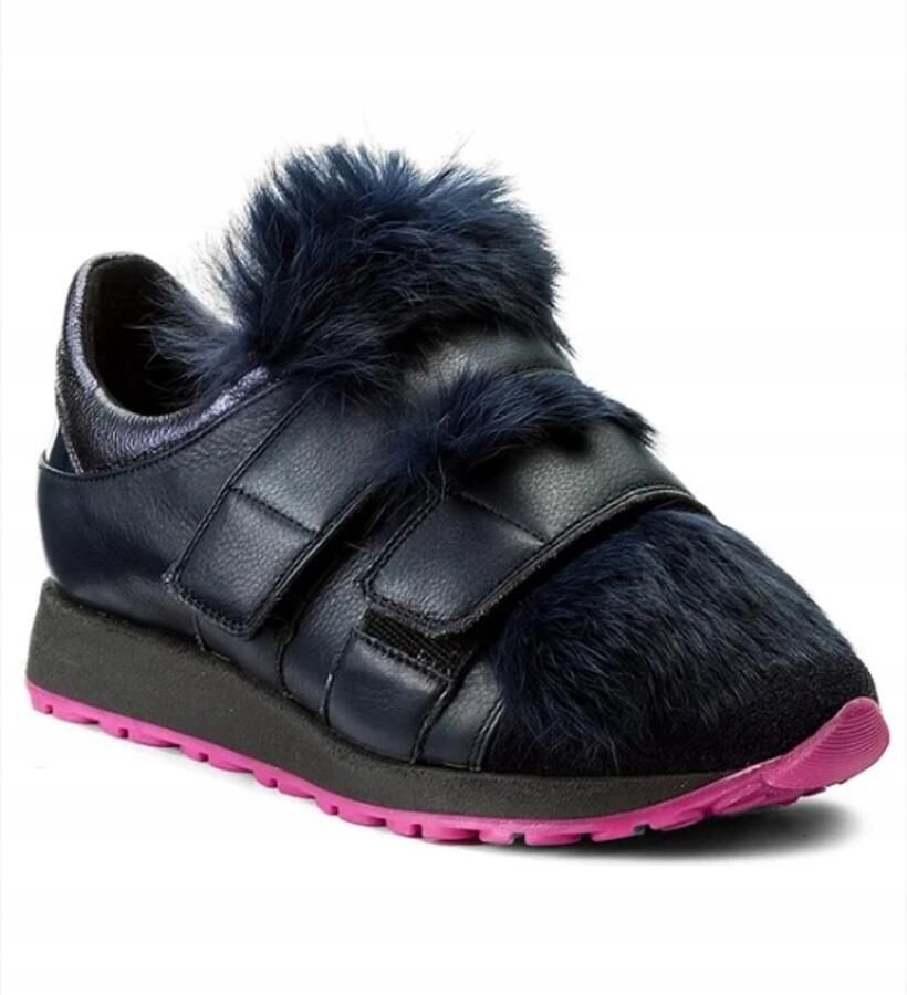 Gino Rossi Serie Dames Leren Schoenen Donkerblauw