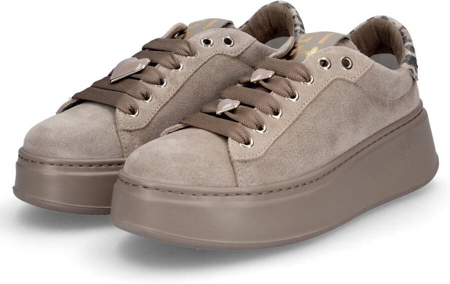 GIO+ Dames sneaker taupe