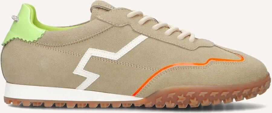GIO+ Lage Sneakers Dames Cielo Maat: 41 Materiaal: Leer Kleur: Beige