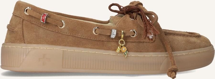 GIO+ Moka Mocassins Dames Instappers Bruin - Foto 6