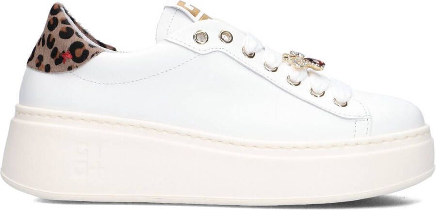 GIO+ Lage Sneakers Dames Pia Maat: 42 Materiaal: Leer Kleur: Wit