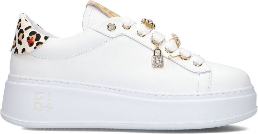 GIO+ Lage Sneakers Dames Pia Maat: 40 Materiaal: Leer Kleur: Wit