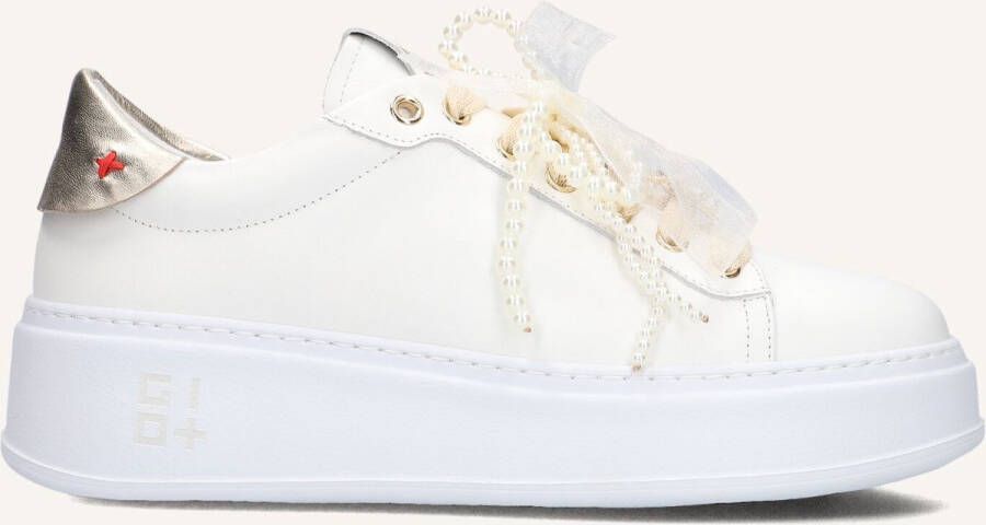 GIO+ Pia Sneakers Leer Dames Wit