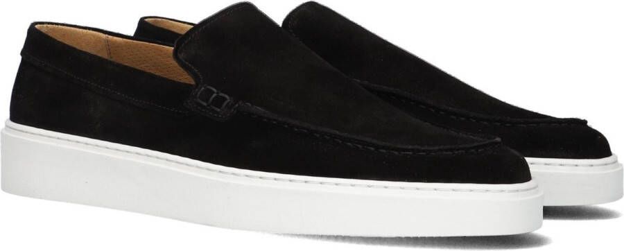 Giorgio Elegante Sportieve Loafer Zwart Suède Black Heren