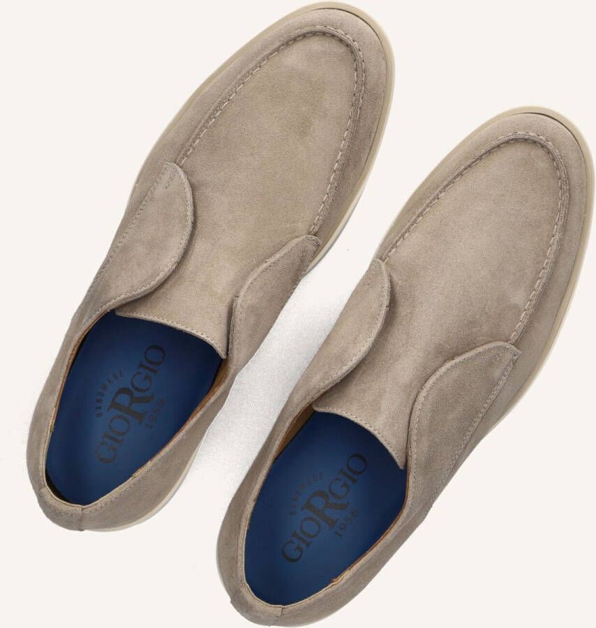 GIORGIO Instappers Heren 56401 Maat: 46 Materiaal: Suède Kleur: Beige - Foto 2