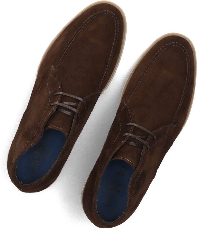 Giorgio HE56414 Vrije tijd half-hoogHeren veterschoenHeren sneakers Bruin - Foto 2