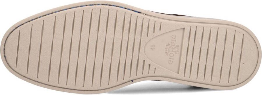 Giorgio HE56414 Vrije tijd half-hoogHeren veterschoenHeren sneakers Bruin - Foto 4