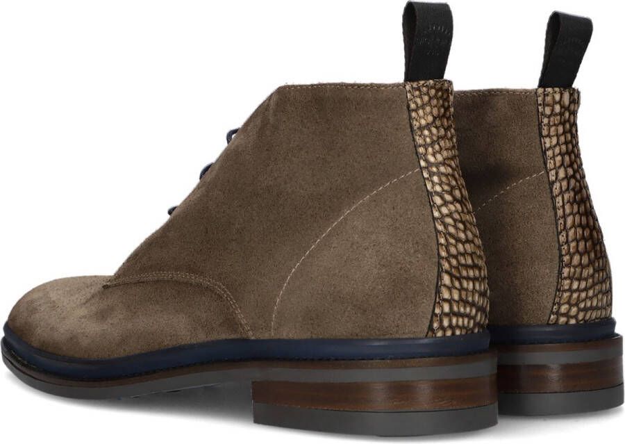 Giorgio 85804 Nette schoenen Veterschoenen Taupe