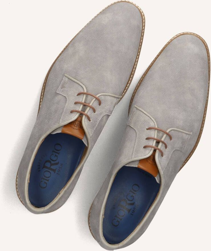 GIORGIO Nette Schoenen Heren 85811 Maat: 44 Materiaal: Leer Kleur: Grijs - Foto 2
