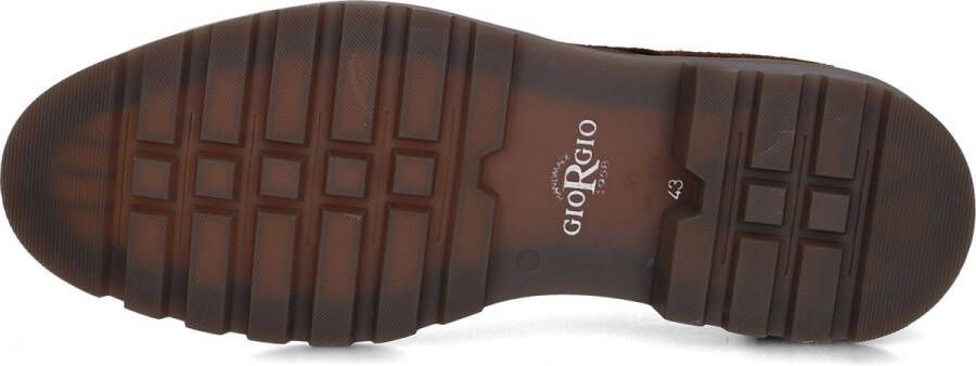 GIORGIO Veterschoenen Heren 93911 Maat: 41 Materiaal: Suède Kleur: Bruin - Foto 4