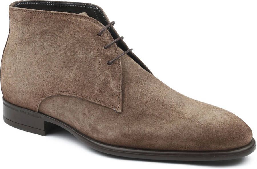 Giorgio Amalfi Boy Schoen Suede Taupe Nette schoenen