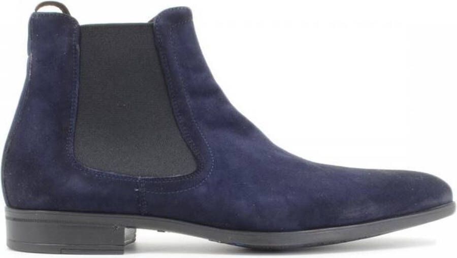 Giorgio Amalfi Notte Boot Navy Schoen cm Suede Leer Heren Veterschoenen