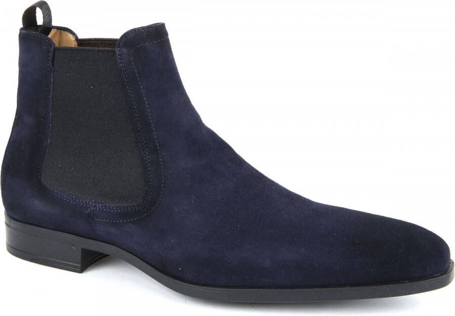 Giorgio Amalfi Notte Boot Navy Schoen cm Suede Leer Heren Veterschoenen