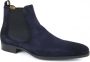 Giorgio Amalfi Notte Boot Navy Schoen cm Suede Leer Heren Veterschoenen - Thumbnail 1