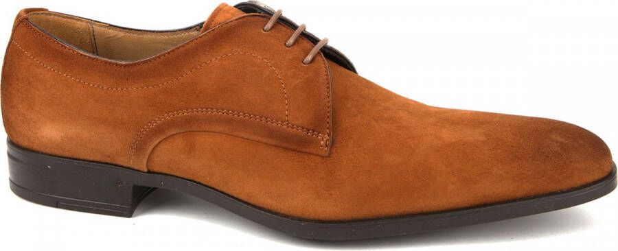 Giorgio Amalfi Schoen Suede Cognac Schoen cm Suede Heren Veterschoenen - Foto 2