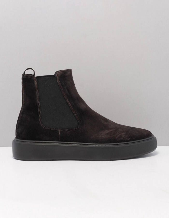 Giorgio Chelsea Boy Boot Donker Antraciet Schoen cm Suede Leer Heren