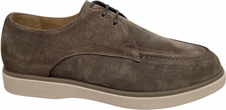 Giorgio 5641304 Boy 158 Douglas Halfhoge Veterschoenen Beige Suede Heren Beige