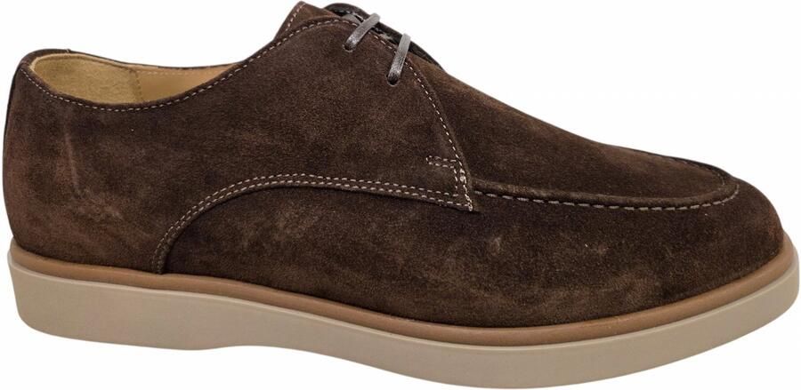 Giorgio 5641308 Boy 211 Choco Nette Veterschoenen Bruin Suede Heren Bruin
