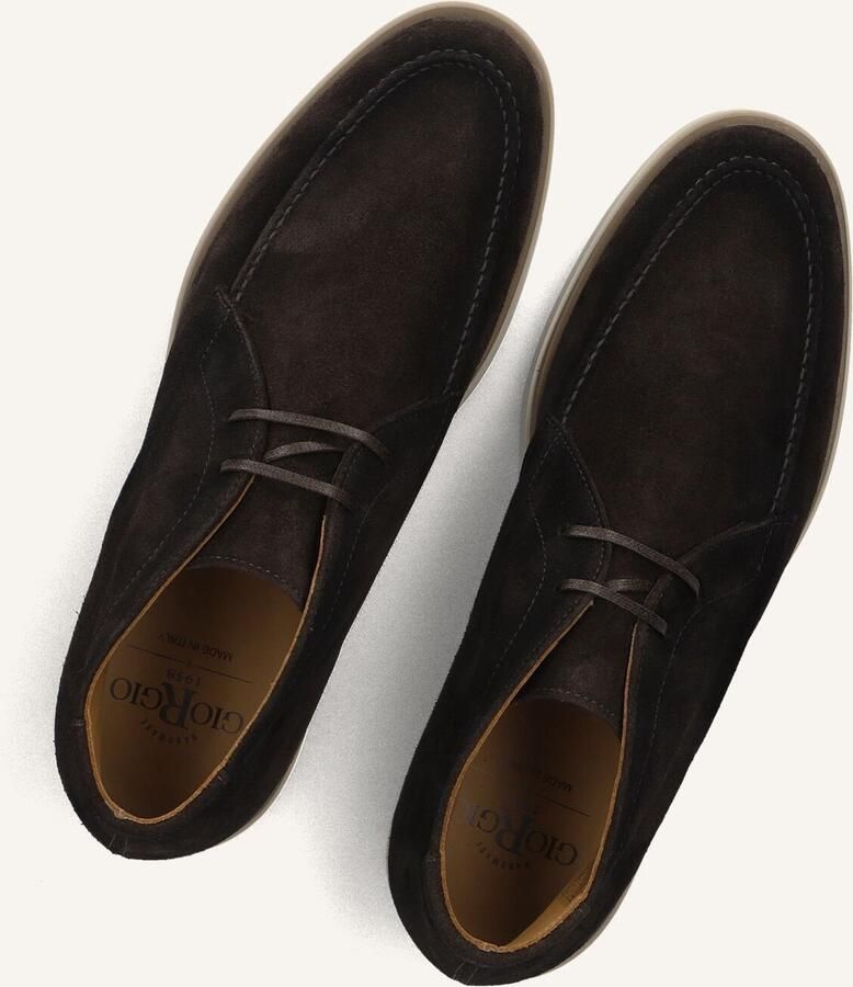 Giorgio HE56414B-9-I26 Vrije tijd half-hoogHeren veterschoenHeren sneakers Bruin - Foto 5