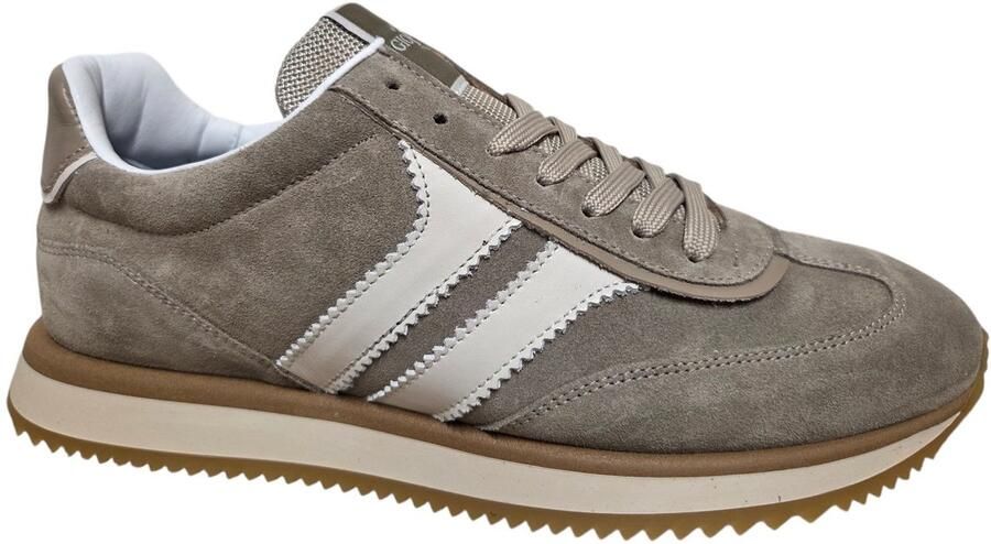 Giorgio 83514906 Light Boy 50 Earth Sneakers Beige Suede Heren Beige