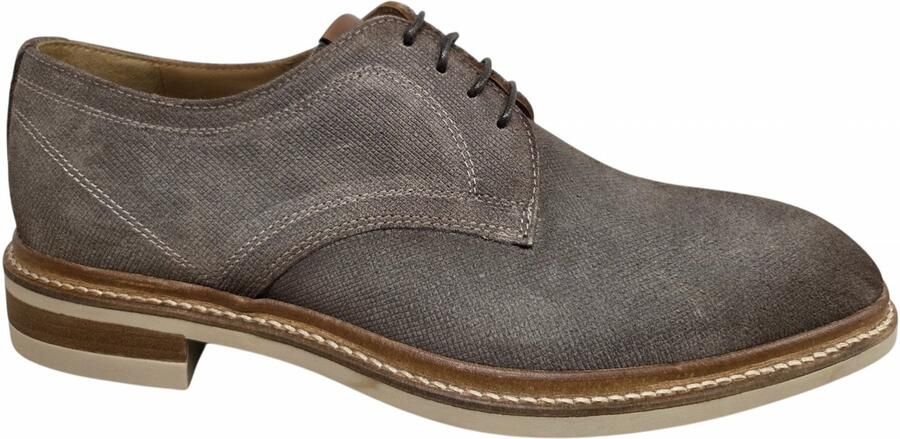 Giorgio 8581641 Daytona 77 mud Nette Veterschoenen Taupe Suede Heren Taupe
