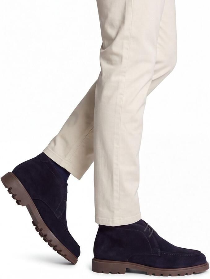 GIORGIO Veterboots Heren 93911 Suède Blauw - Foto 6