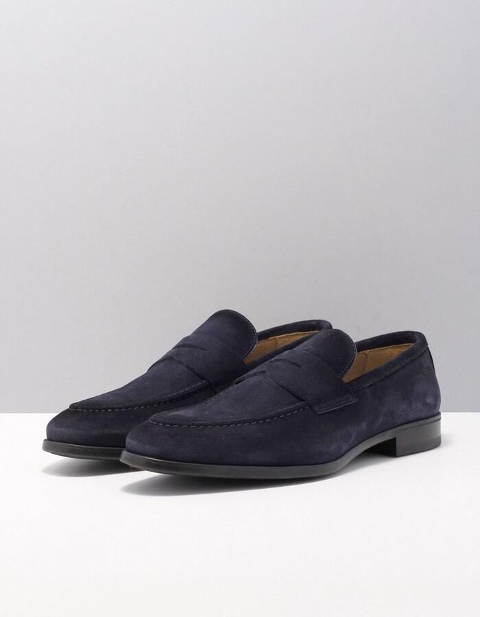 GIORGIO Loafers Heren 50504 Maat: 44 Materiaal: Suède Kleur: Blauw - Foto 9