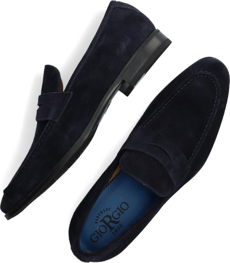 GIORGIO Loafers Heren 50504 Maat: 44 Materiaal: Suède Kleur: Blauw - Foto 4
