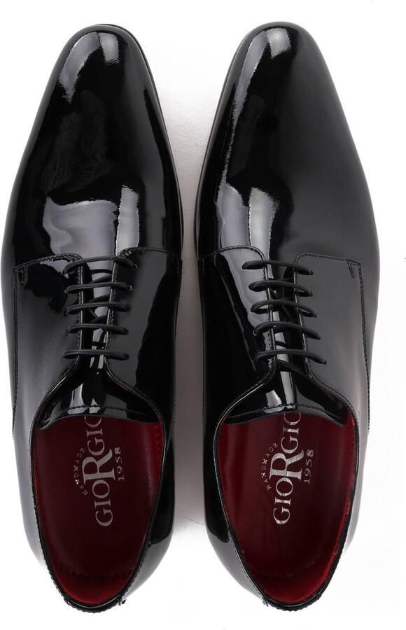 GIORGIO Nette Schoenen Heren He2246 Maat: 43 5 Materiaal: Lakleer Kleur: Zwart - Foto 3