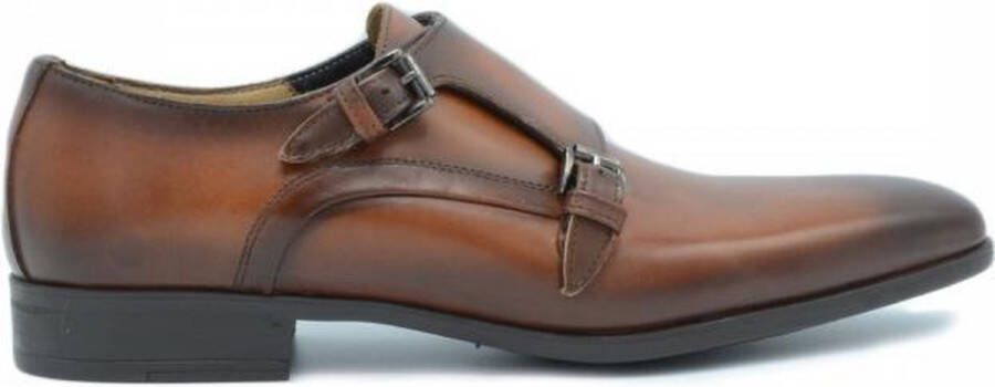 Giorgio Scandicci Schoen Monk Strap Bruin Schoen cm Leer Heren Gespschoenen Double monk strap - Foto 3