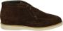Giorgio HE56414 Vrije tijd half-hoogHeren veterschoenHeren sneakers Bruin - Thumbnail 2