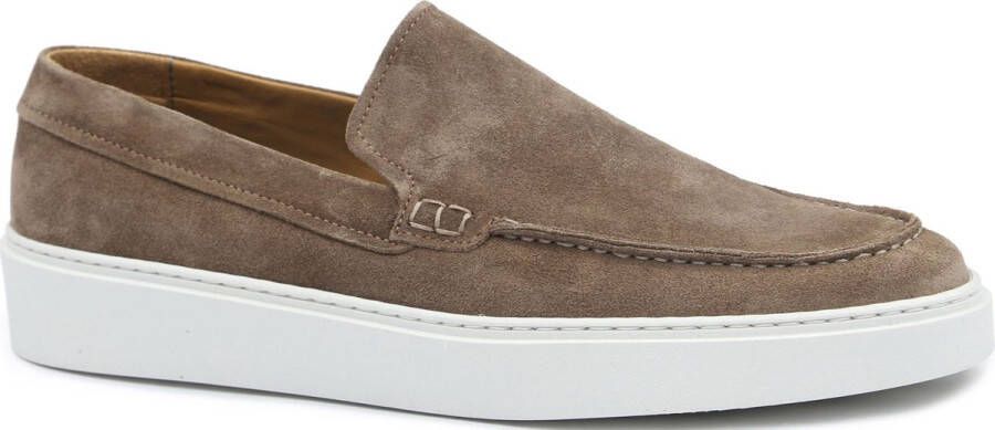 Giorgio Light Boy Schoen Lichtbruin Suede Leer Heren