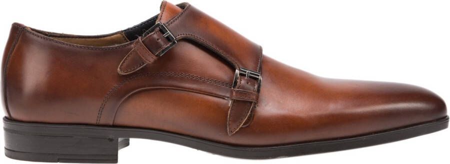 Giorgio Scandicci Schoen Monk Strap Bruin Schoen cm Leer Heren Gespschoenen Double monk strap - Foto 4