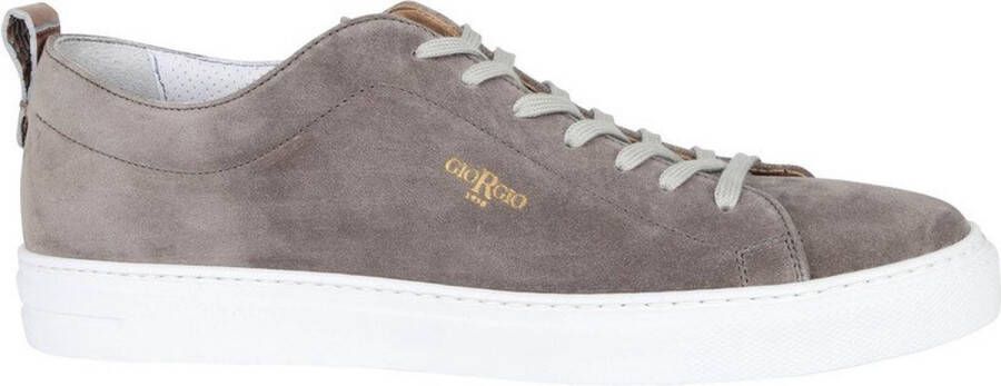 Giorgio Sneaker Adanti Fox Grijs Schoen cm Leer Heren Veterschoenen