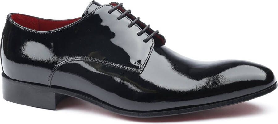 GIORGIO Nette Schoenen Heren He2246 Maat: 43 5 Materiaal: Lakleer Kleur: Zwart - Foto 2