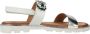 Gioseppo Flat Sandals White - Thumbnail 1