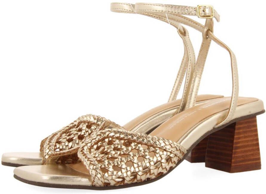 Gioseppo Burnside Hakken Sandalen Goud Vrouw