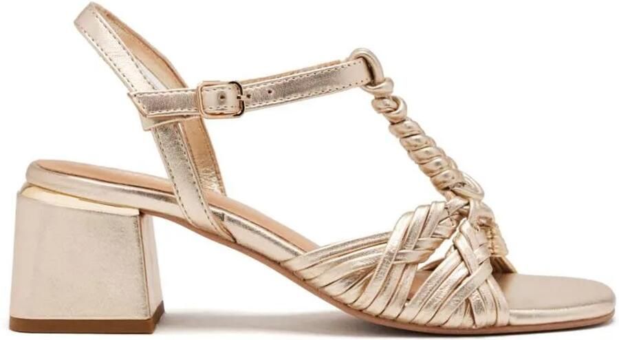 Gioseppo Barnard Hakken Sandalen Goud Vrouw
