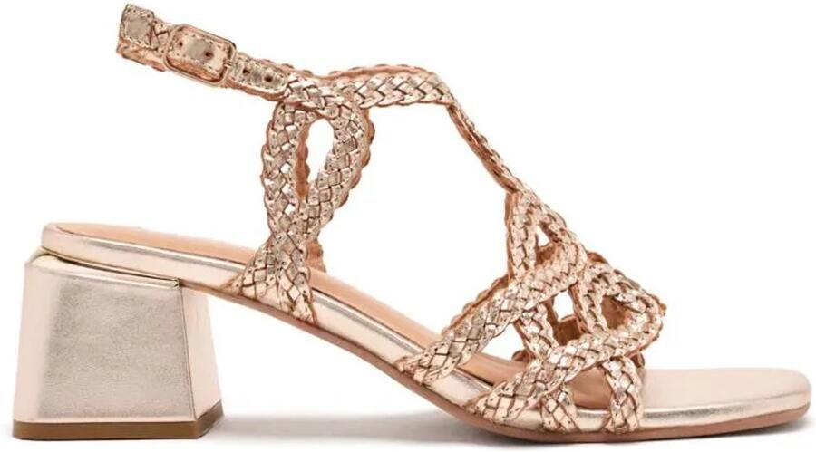 Gioseppo Crescent Hakken Sandalen Goud Vrouw