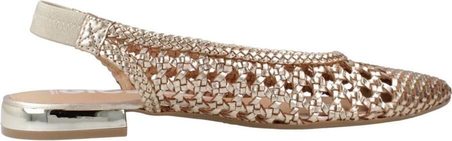 Gioseppo Gouden platte sandalen Guatavita Collectie Beige Dames - Foto 2