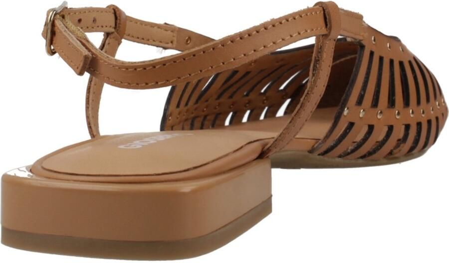 Gioseppo Jericho leren slingback loafers cognac - Foto 4