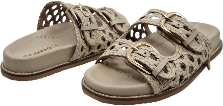 Gioseppo Ogunquit 79032 Off White Tressée Slipper