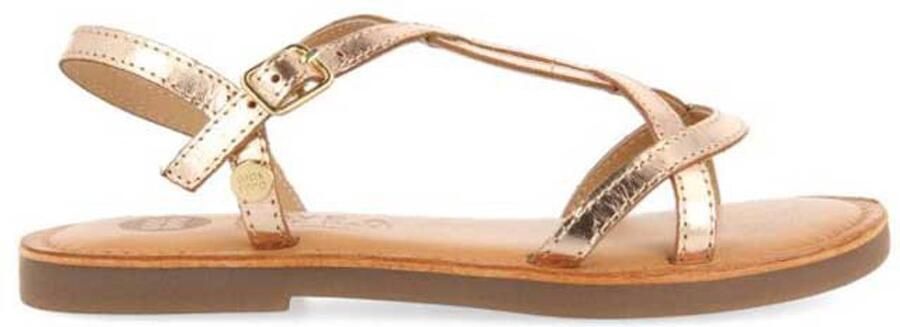 Gioseppo Platina Leren Sandalen Ss23 Collectie Yellow Dames