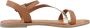 Gioseppo Stijlvolle Platte Sandalen Helix Brown - Thumbnail 1
