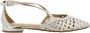 Gioseppo Gevlochten Leren Ballet Flats Gray Dames - Thumbnail 1