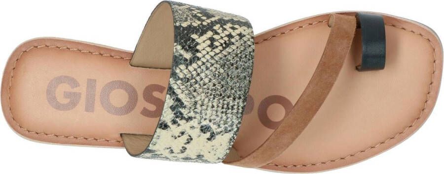 Gios Eppo Gioseppo Slipper Dames Bruin Multi Zwart