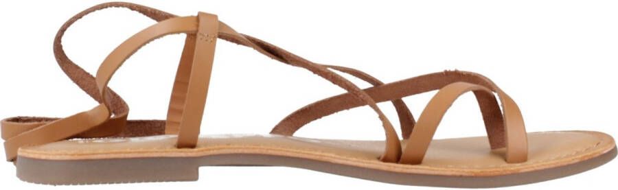 Gioseppo Stijlvolle Platte Sandalen Brown Dames